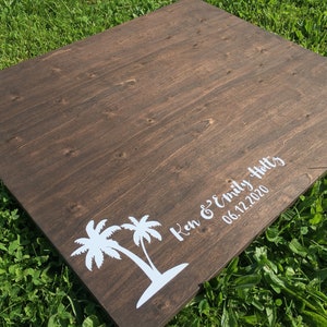 Wedding Guestbook, Up to 150 Guests, Personalized Guestbook, Wood Guestbook, Guest Book Alternative, Wedding Welcome, Bride Groom Guestbook