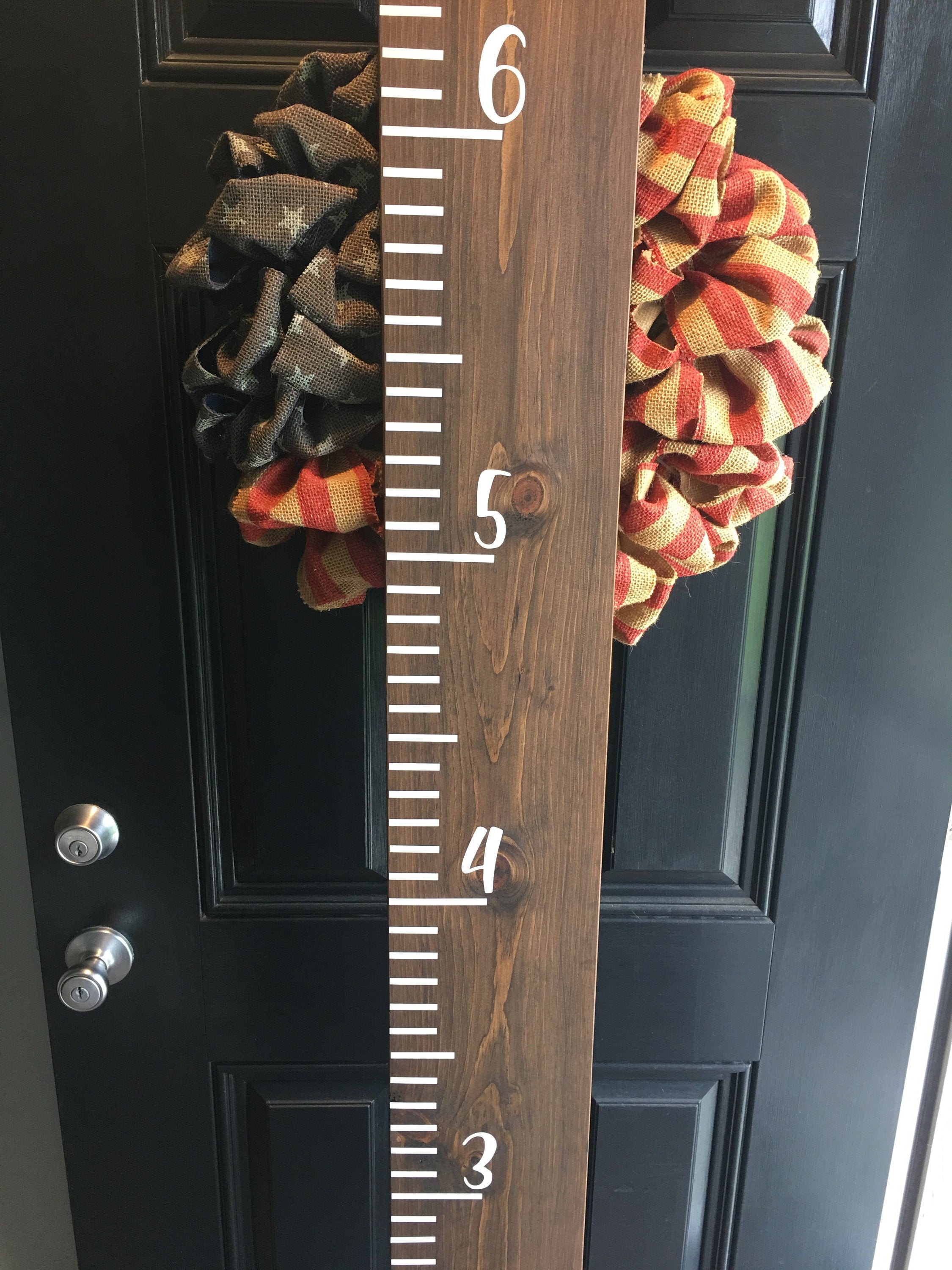 Giant Ruler Props DIY Growth Chart DECAL ONLY, Ruler, Giant Measuring Stick, Growth Ruler ...