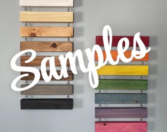 Stain or Paint Samples, Sample Only