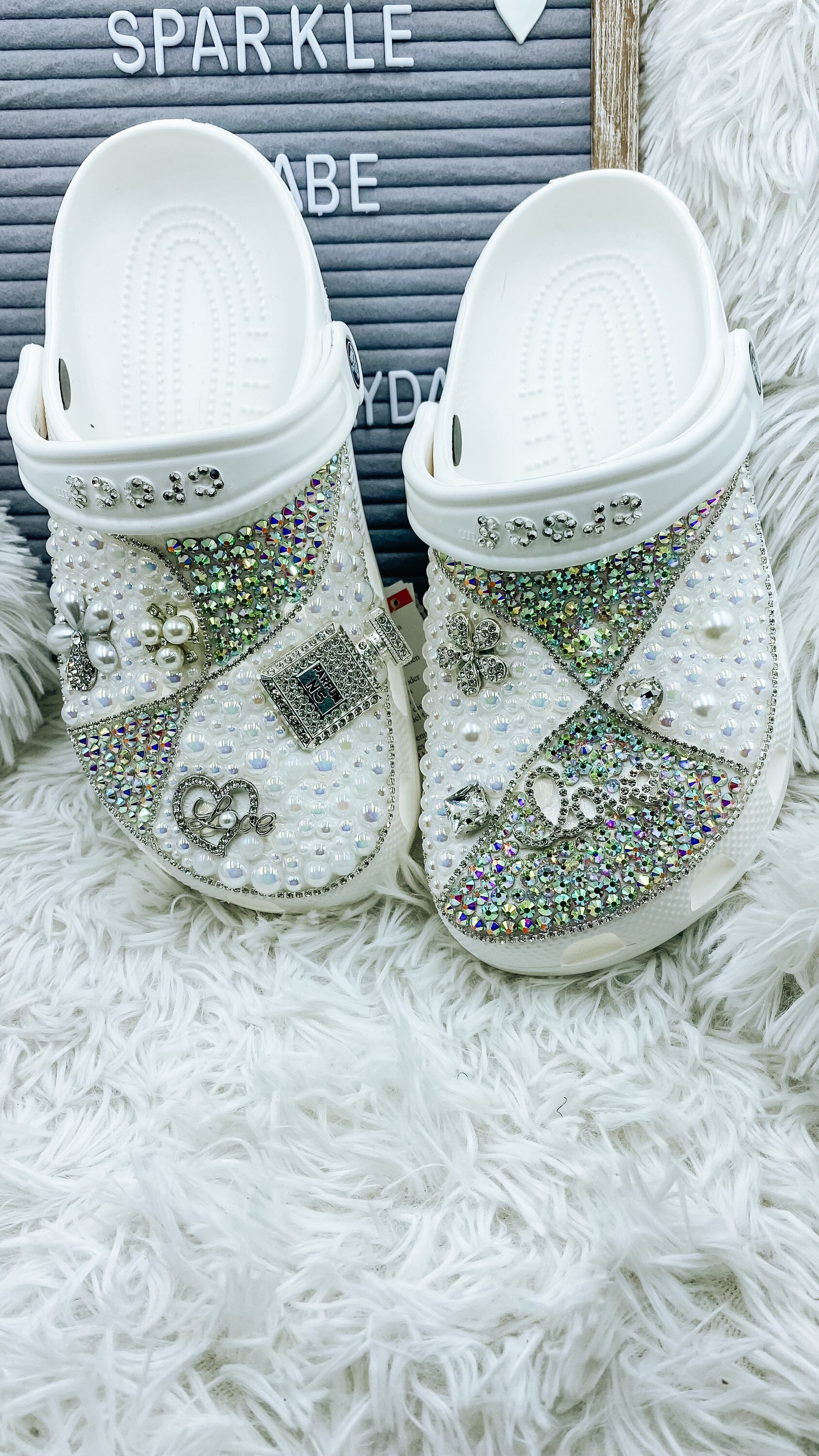 Custom Rhinestone Crocs | Bling Crocs - Etsy