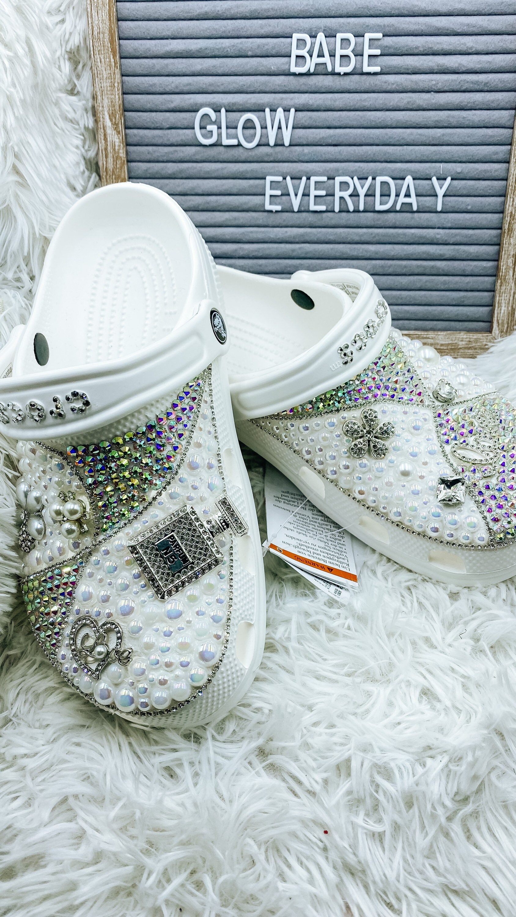 Custom Rhinestone Crocs | Bling Crocs - Etsy
