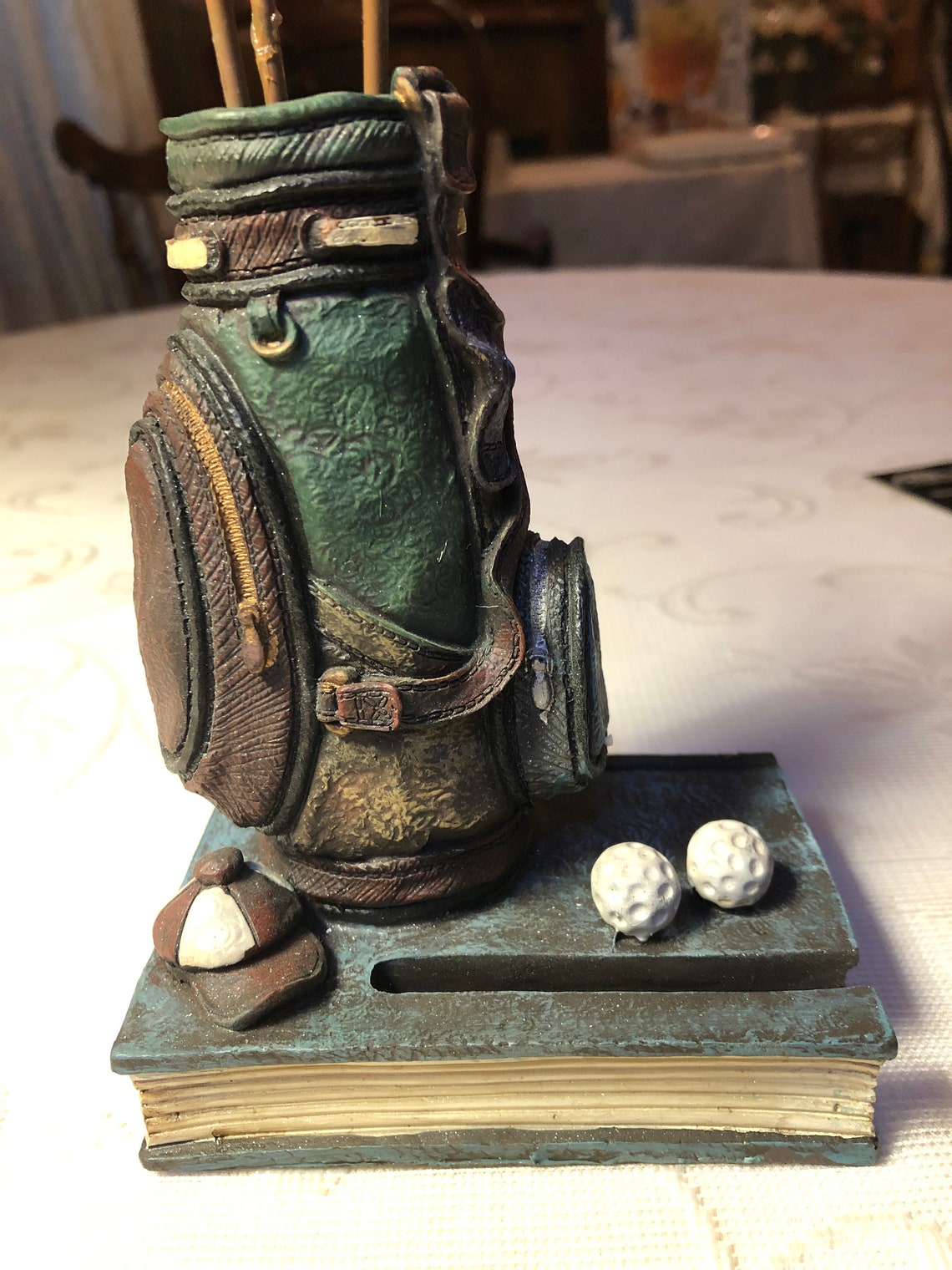 Golfer's Business Card Holder Etsy