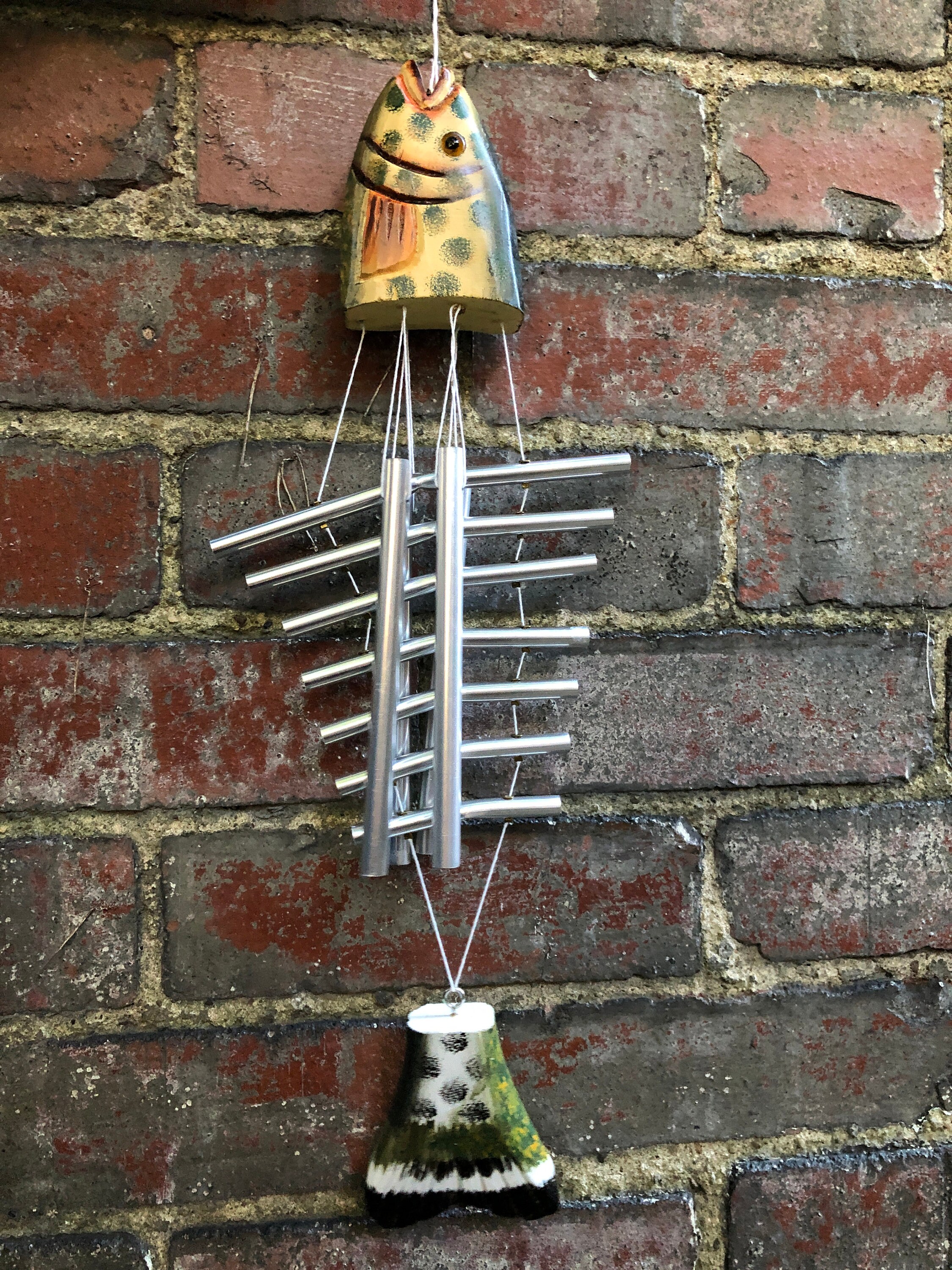 Fish Bone Wind Chime Etsy