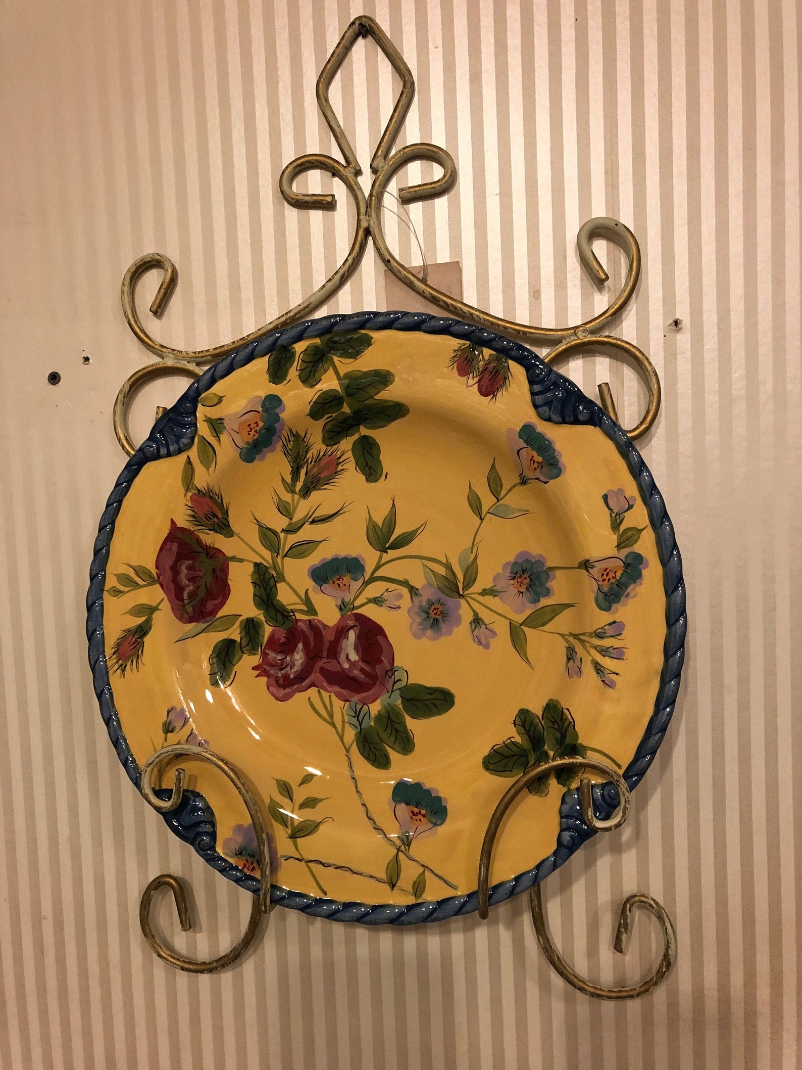 11 Designer Plate and Decorative Wall Holder Set Etsy