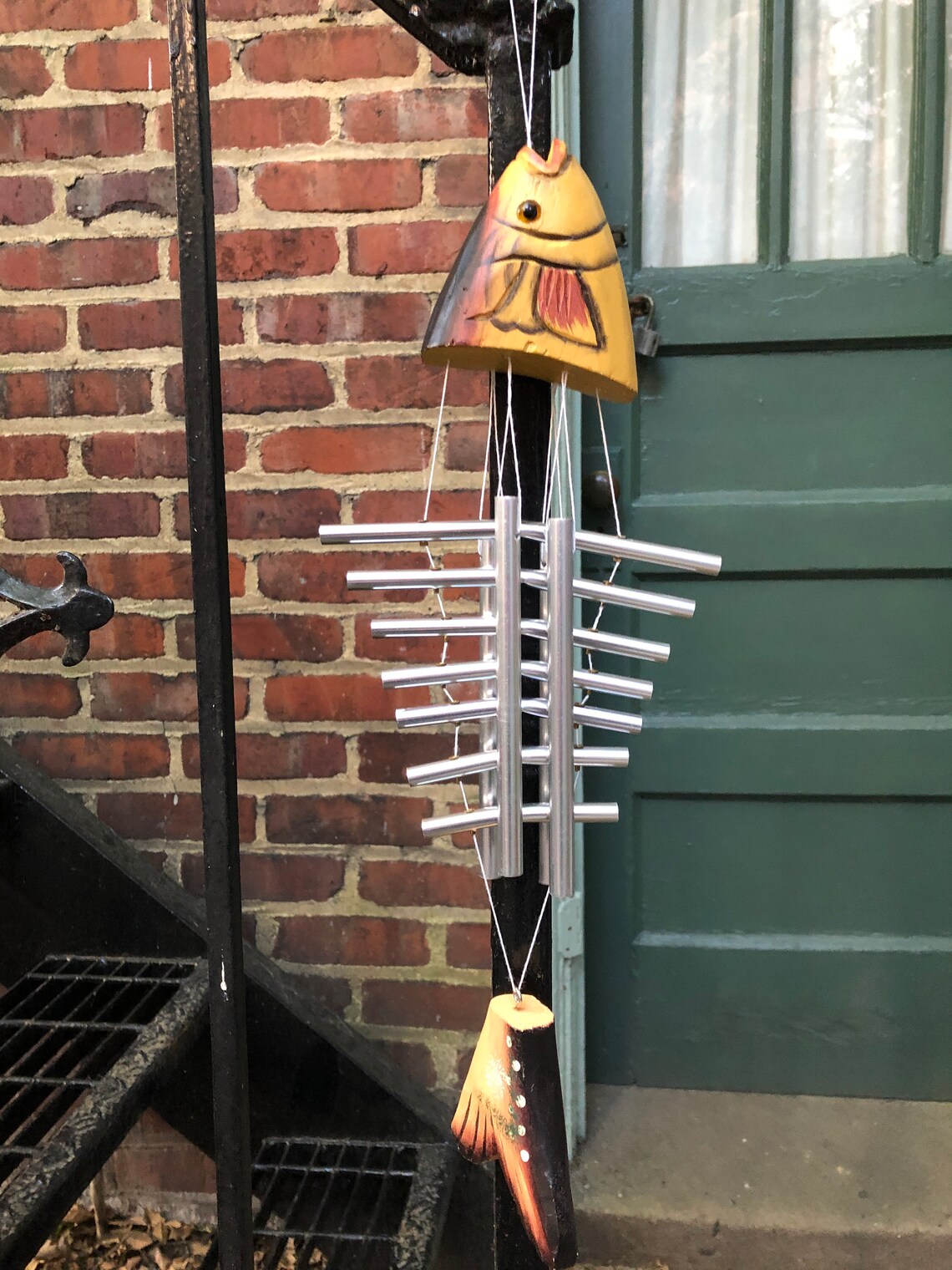 Fish Bone Wind Chime Etsy