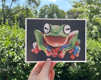 Tree Frog 5" by 7" Cardstock Print