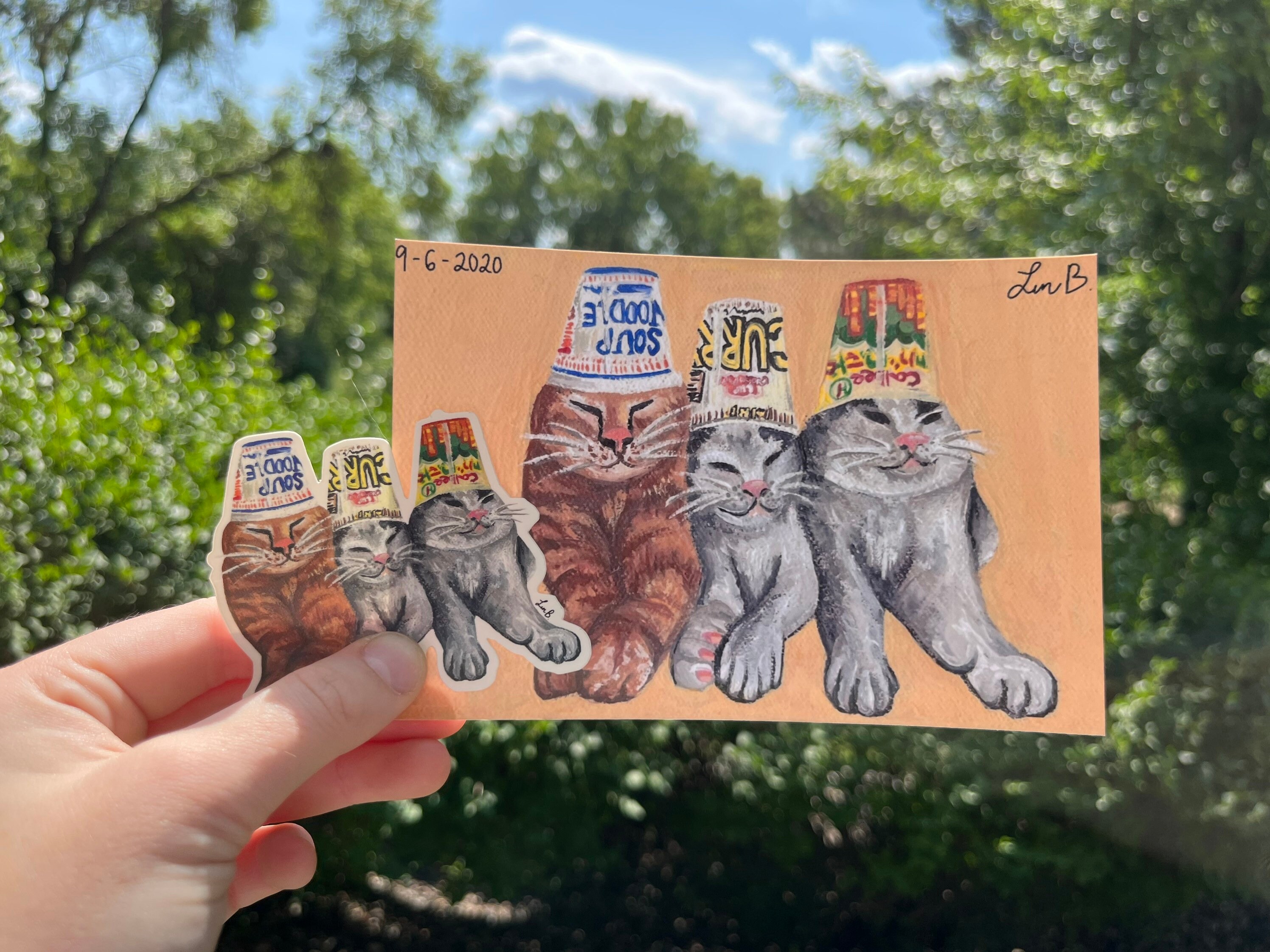 Buy Cat - Die cut stickers - StickerApp