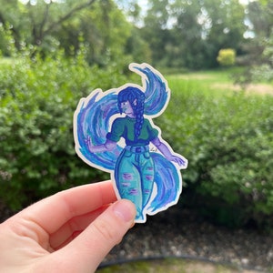Blue Water Witch 4” Vinyl Sticker