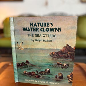 1970's Children's Book: "Nature's Water Clowns, The Sea Otters" by Ralph Buxton (1974)