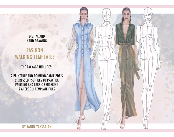 Female Fashion Templates By J | Etsy