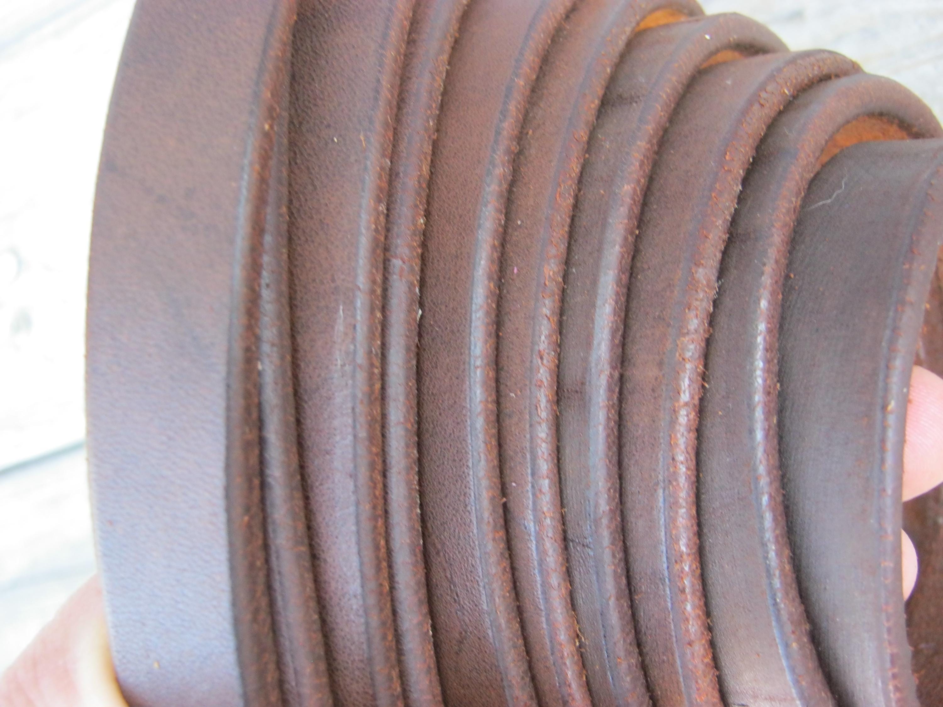 Harnais West 74 Double Couture Cuir – Rênes Fendues 8' X 5/8, Neuves
