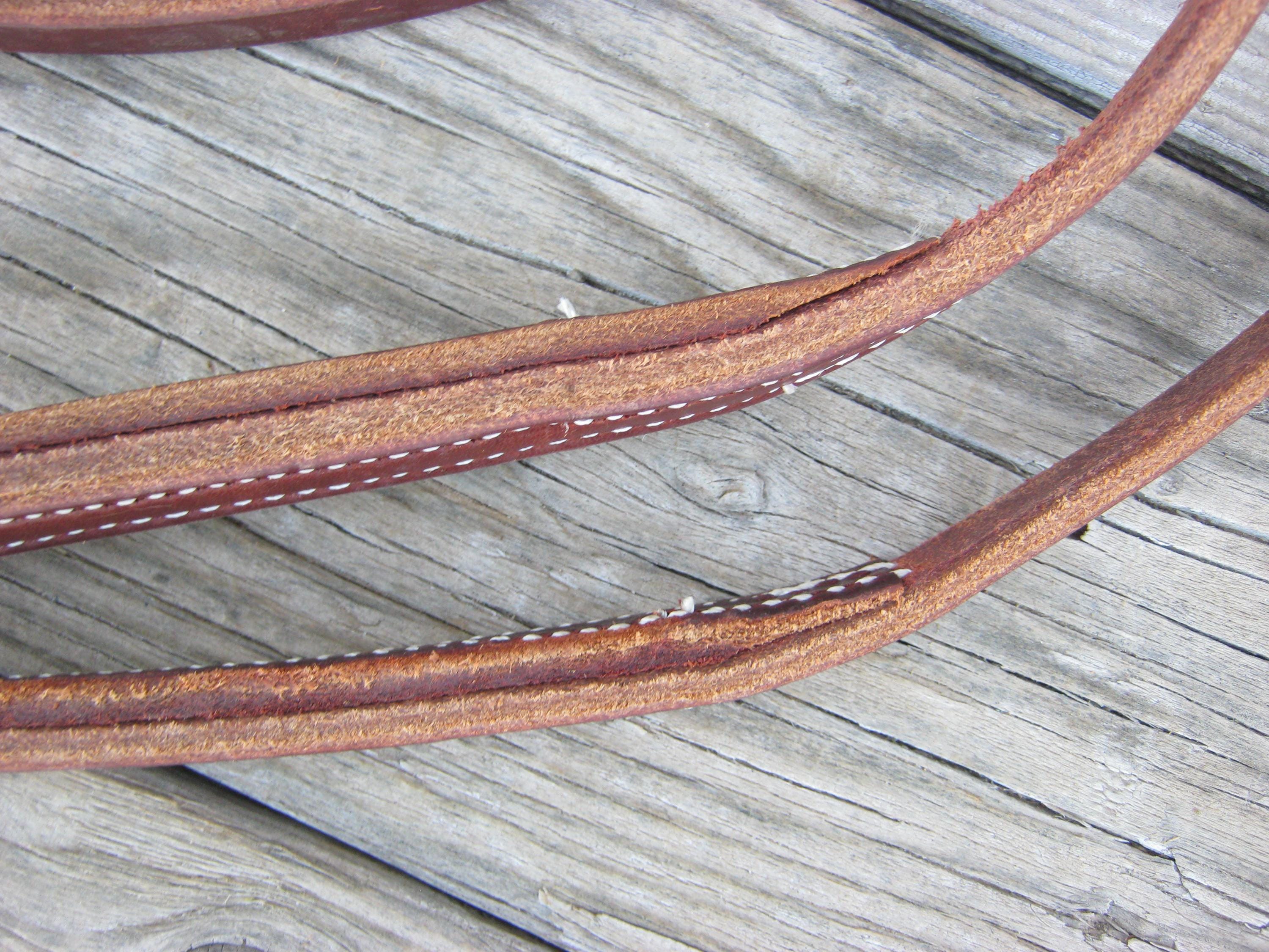 Weaver Leather Trail Gear Rênes fendues, noir, 5/8 x 2,1 m