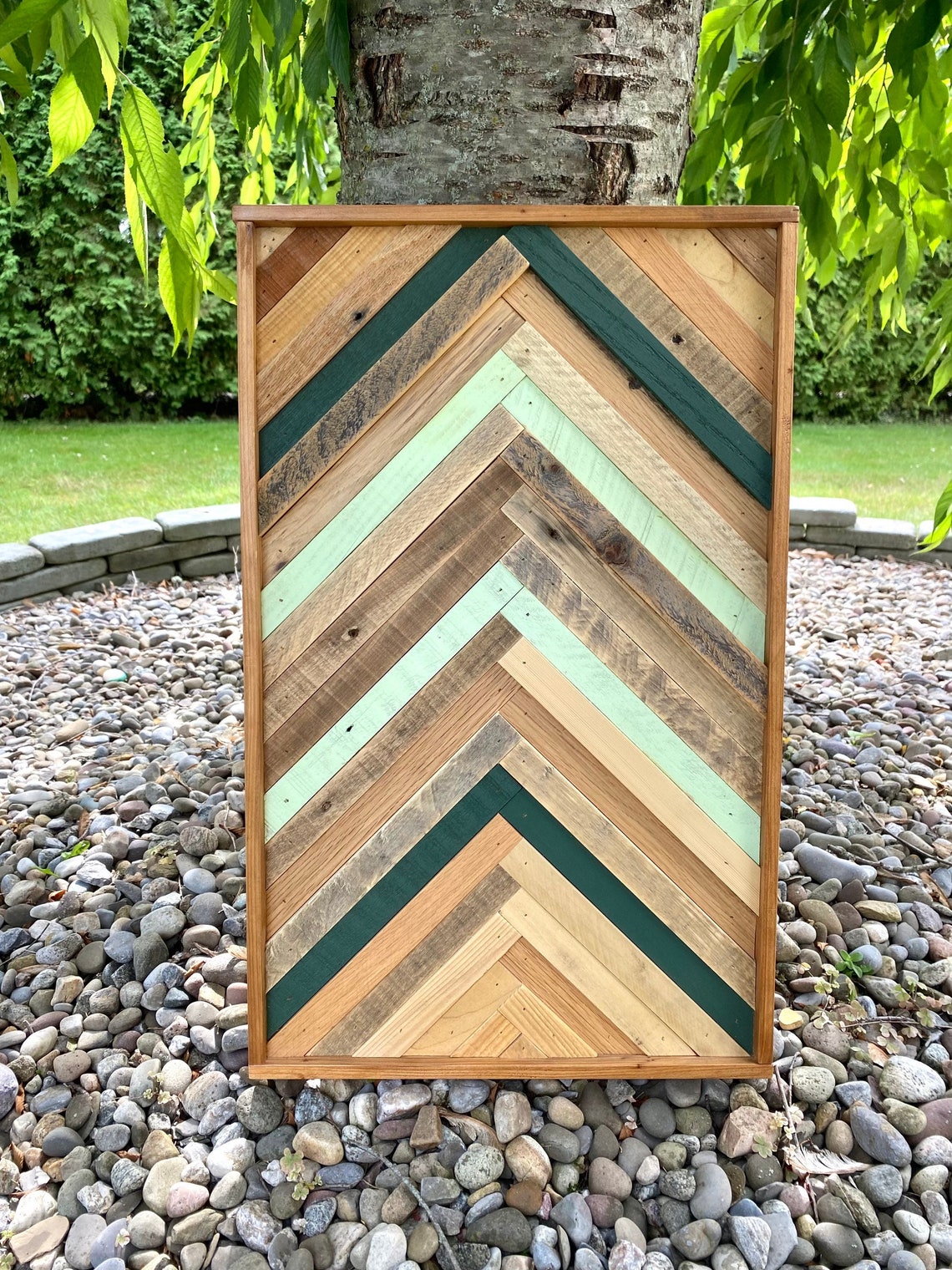 Wood Wall Art Herringbone Wood Wall Art Chevron Wood Wall Etsy
