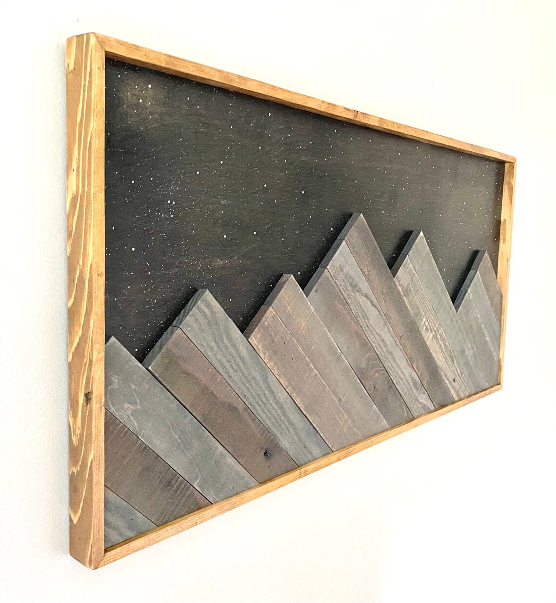 Mountain Wood Wall Art Wood Wall Art Wood Mountain Wall Art Etsy