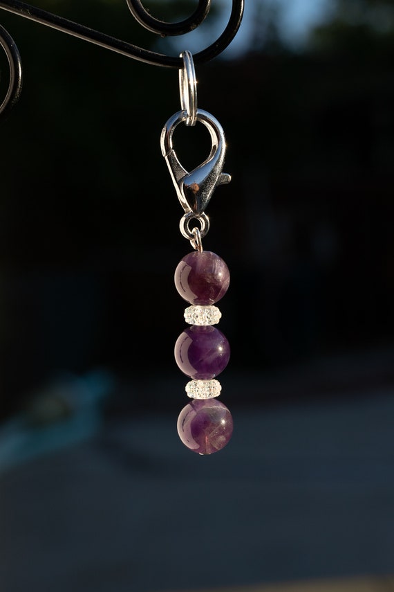 Healing Crystals for Pets Cat Collar Charm Reiki Dog Collar Charm Charm for Horse Halter Charm Healing Crystal Charm Gemstone Charm
