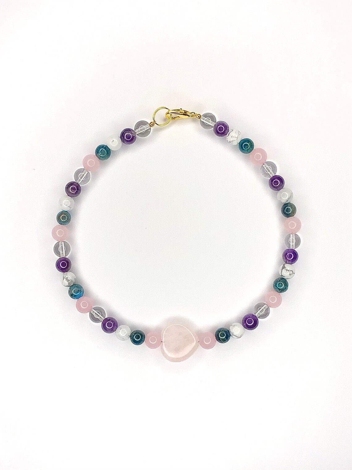 Crystal Dog Collar Healing crystals Pet Jewelry Cat Etsy