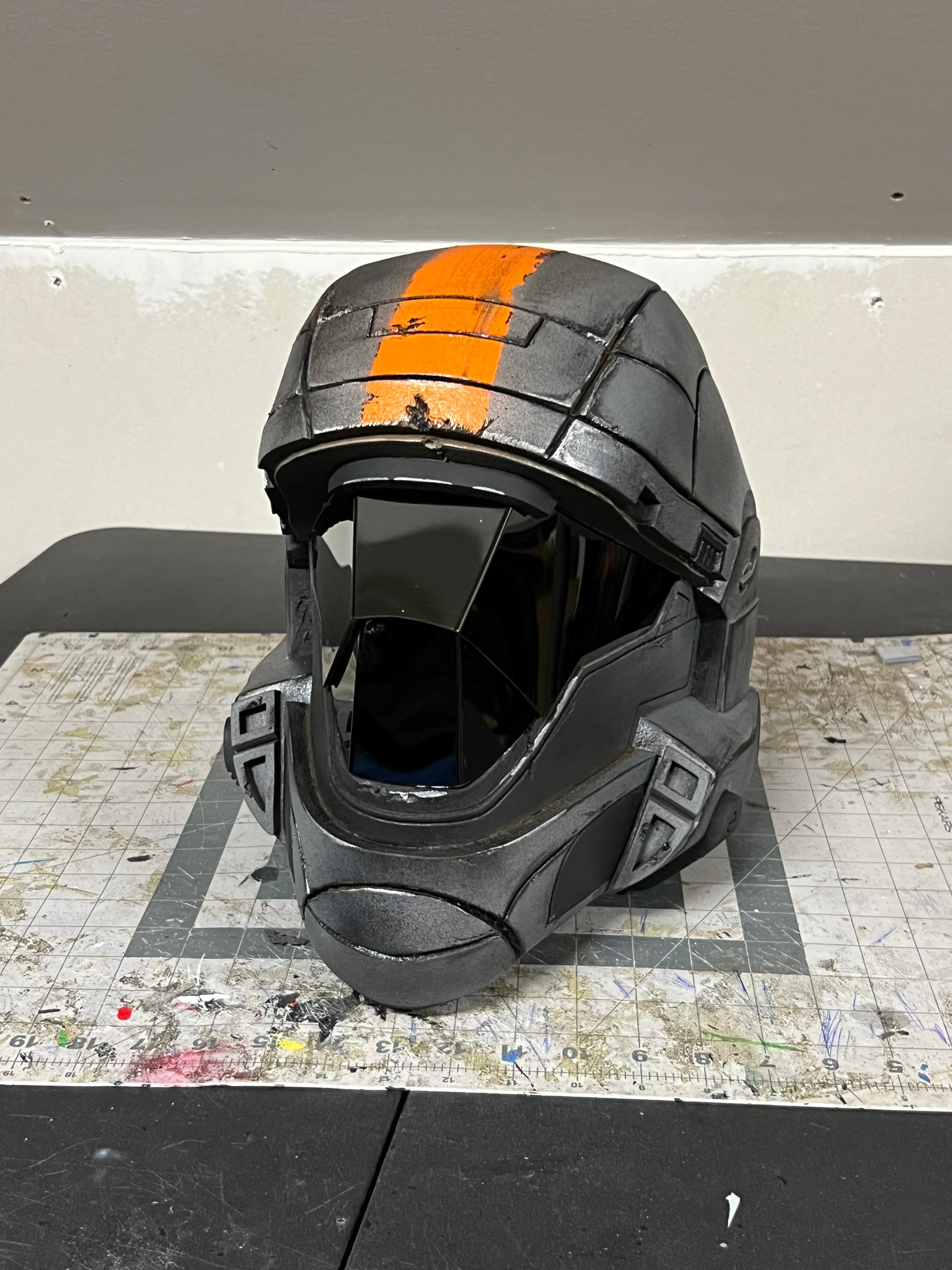 Halo 3 ODST Standard Inspired Helmet With Dark Green Visor Etsy