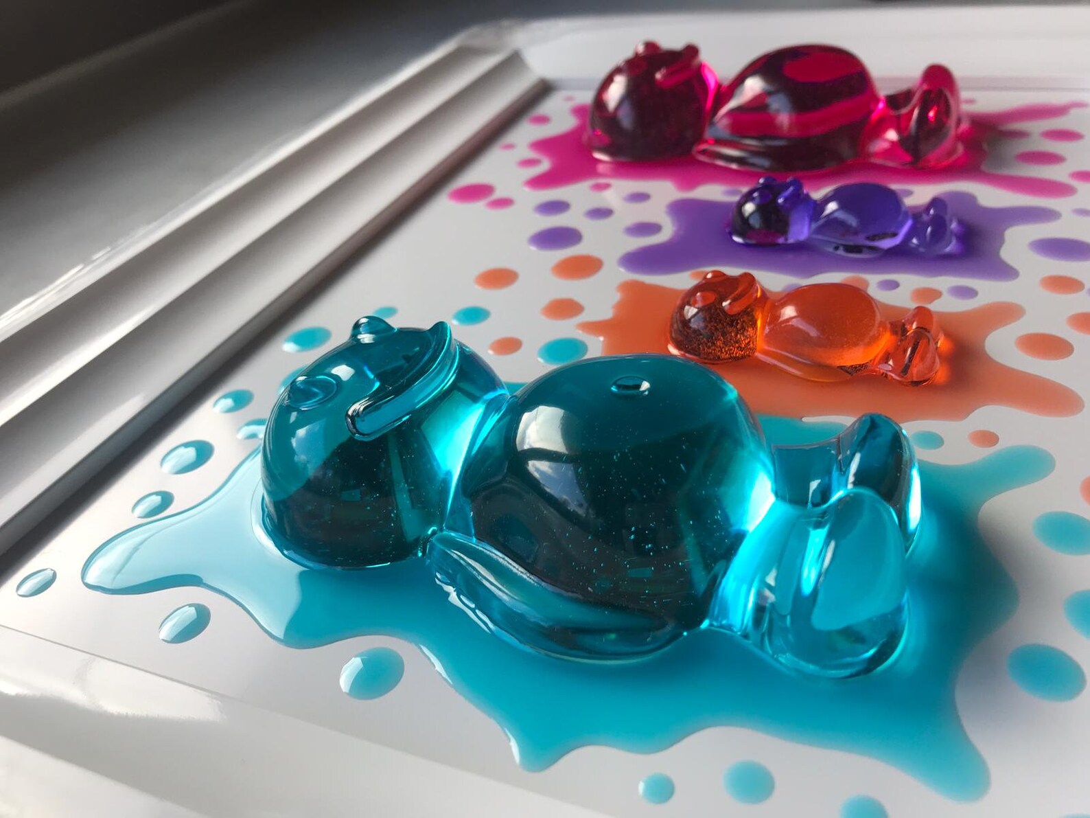 Jelly Baby Family Picture Resin art Jelly Baby Wall Decor Etsy