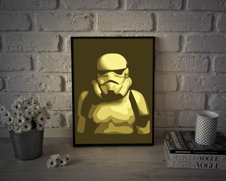 Download Light box Stormtrooper SVG Silhouette paper Star Wars ...