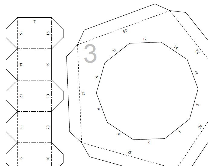Papercraft Candlestick SVG Geometric Candle Holder Template Etsy