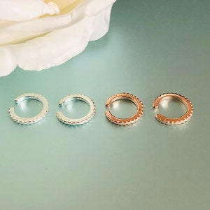 Sterling Silver Paved Ear Cuff, Ear Cuff Non Pierced, Gold Ear Cuff, Fake Piercings, Minimalist CZ Tiny Ear Cuff, Classic CZ Ear Cuffs