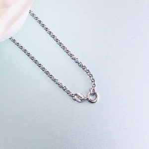 2mm Sterling Silver Chain, Chain Only, Rolo Chain, 16-18-20 Inches Silver Rolo Chain, Gift For Her-Him, Rolo Chain Jewellery, Occasion Gifts