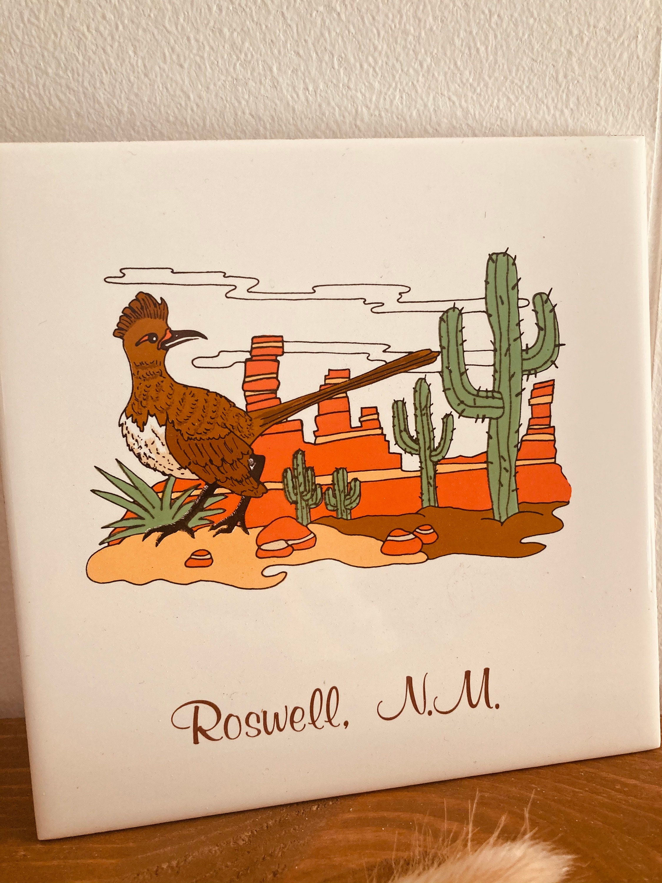 Vintage New Mexico tile New Mexico trivet desert decor Etsy