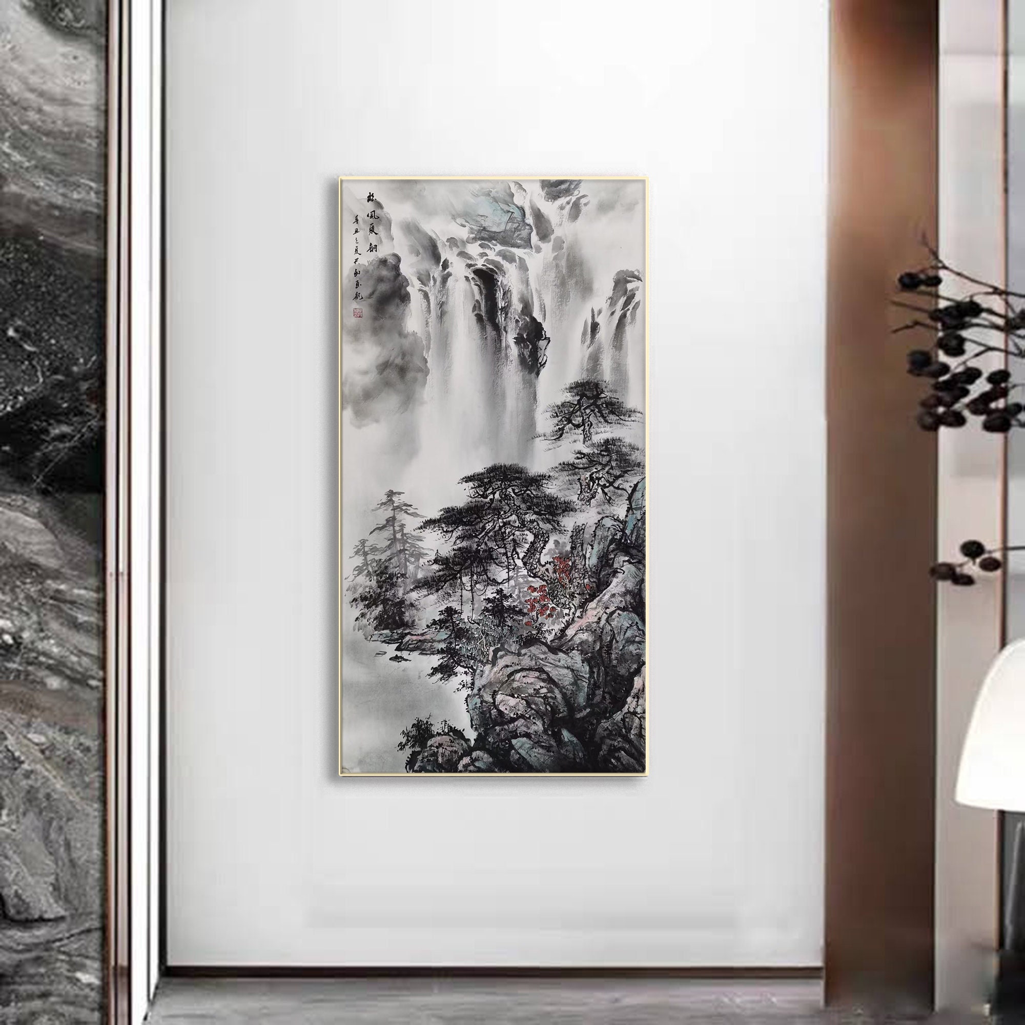 絵画 Spectacular Waterfall Spectacular Waterfall — Happy Little Paintings