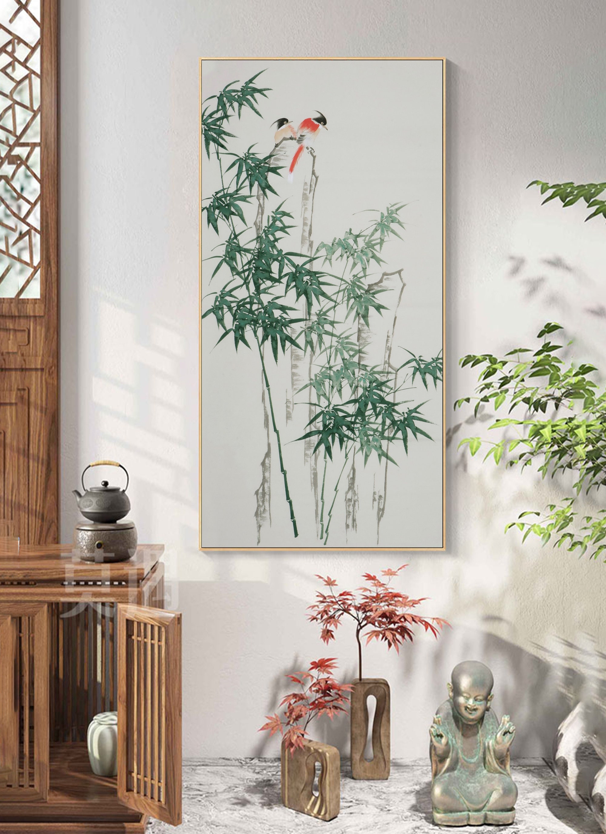 original-ink-wash-bamboo-painting-hand-painted-bamboo-brush-painting