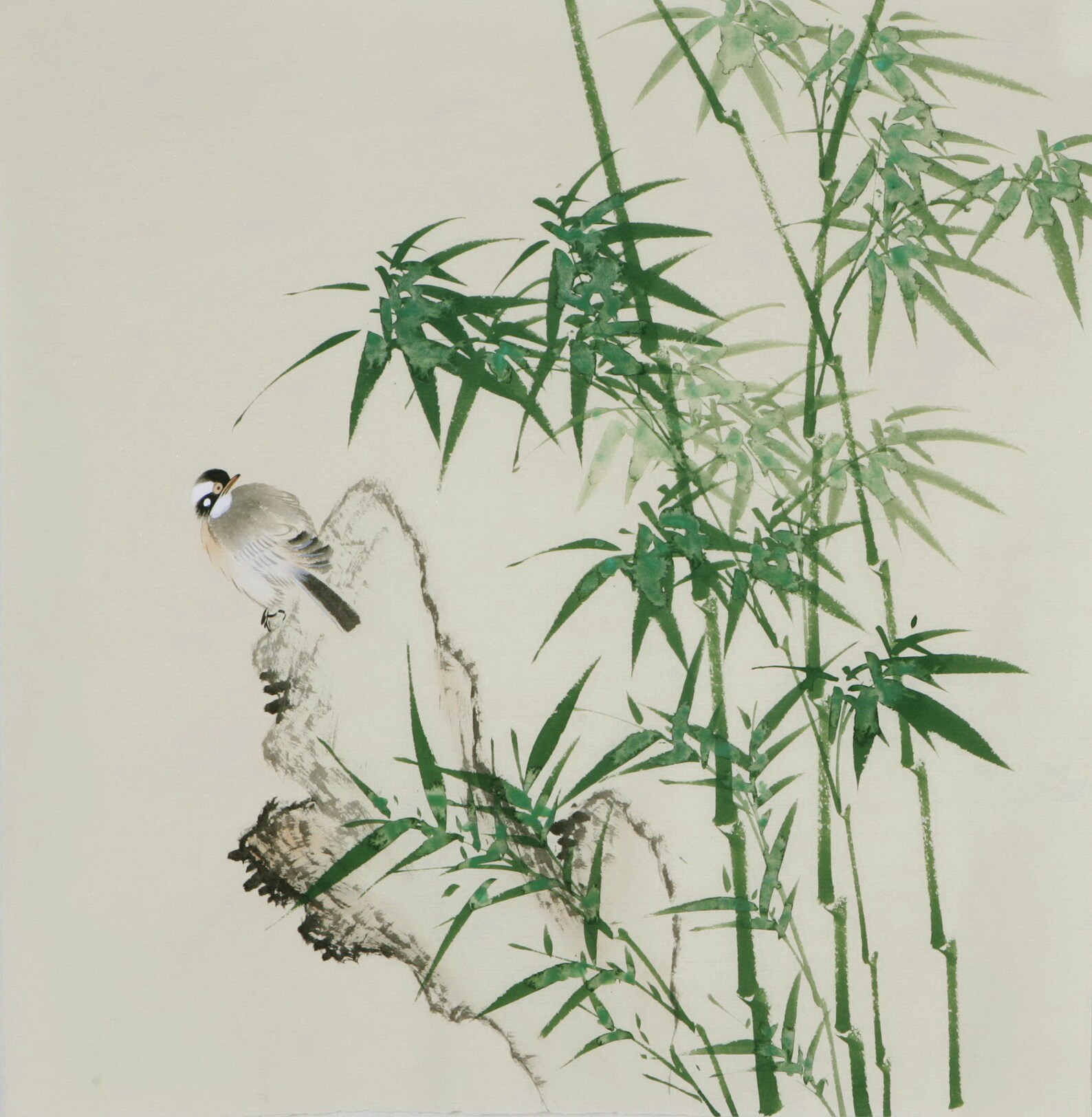 HandPainted bamboo brush painting Original ink wash bamboo Etsy