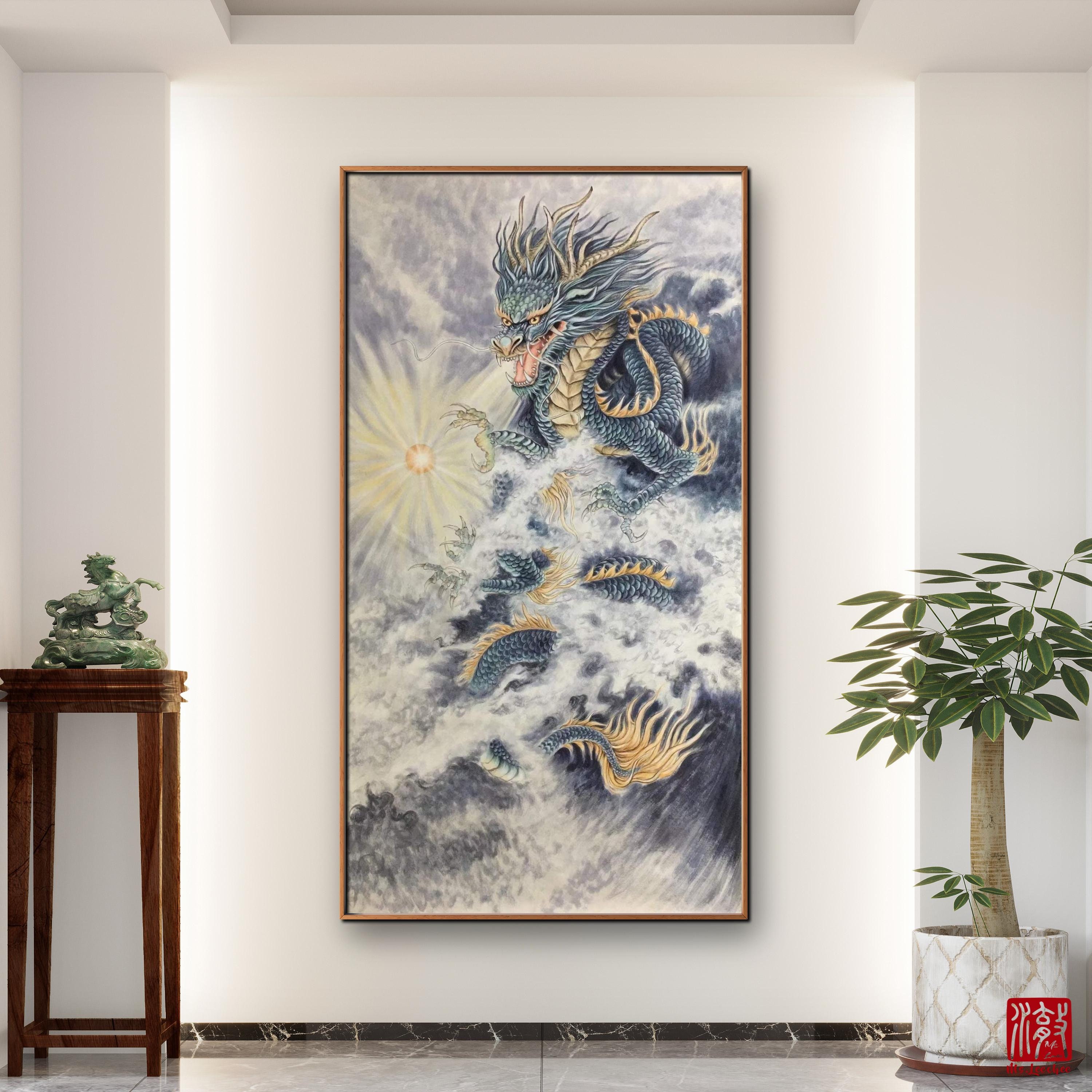 Chinese Dragon, Legendary Loong, Traditional Chinese Meticulous