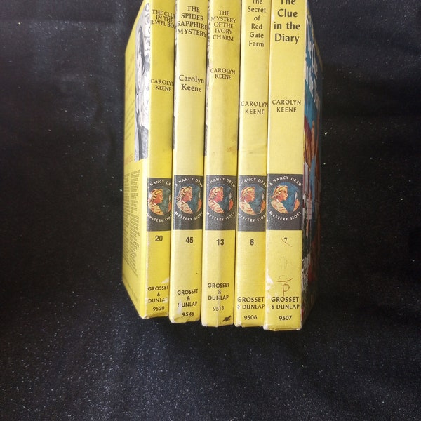 Nancy Drew Mystery Books - VINTAGE - ORIGINALS