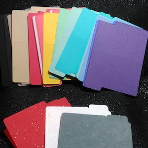 MINI FILE FOLDER diecuts