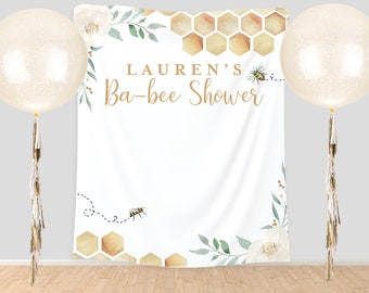 6.5x10 FT Photo Backdrops,Popular Female First Name Design with Many Colors Candles Balloons Birthday Theme Background for Baby Shower Birthday Wedding Bridal Shower Party Decoration Photo Studio