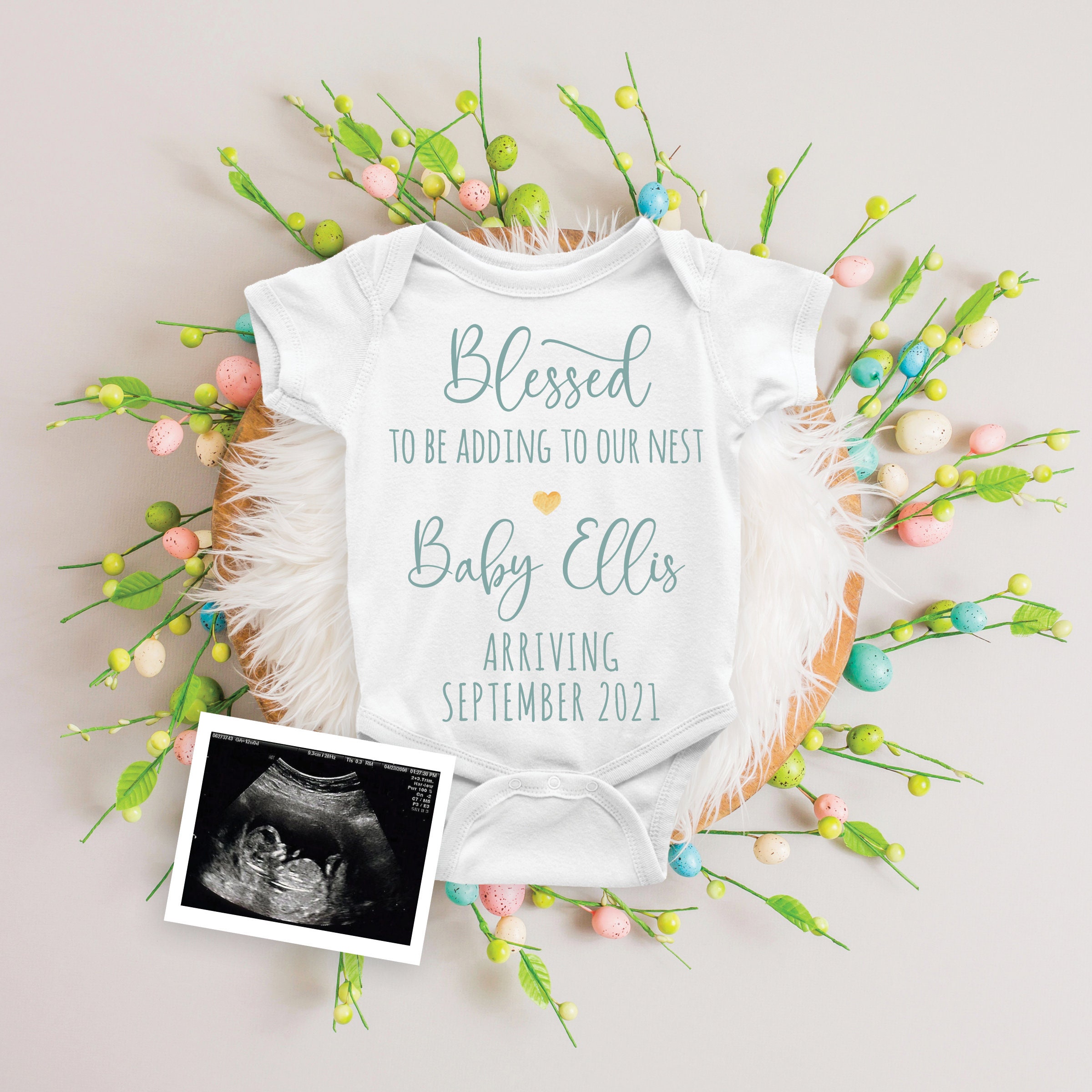 Eggspecting Somebunny Special Pregnancy Announcement Easter Social Media Baby Personalized Letterboard Sonogram Spring Digital FileONLY 449