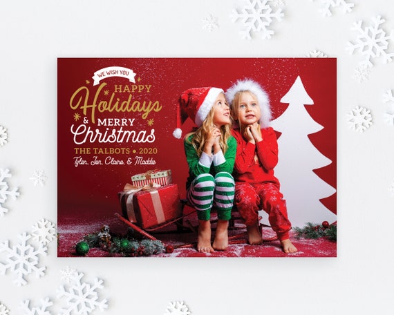 Merry christmas cards 2020 deals