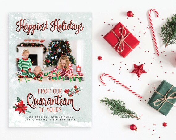 Quarantine christmas card deals