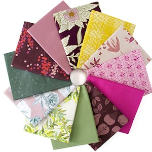 Vineyard Collection 12 Piece Fat Quarter Bundle Pre-cut 100 % Premium Cotton by Art Gallery Fabrics