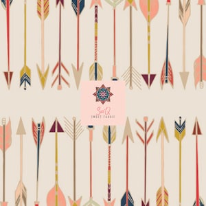1/2 Yard Cut Art Gallery Fabric. Fletching Chant Wild and Free designed by Maureen Cracknell for AGF Limited Edition