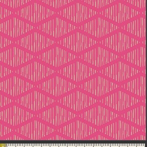 AGF Premium Cotton Fabric Sold by the Half Yard. Rhombi Abroad from Capsules Collection