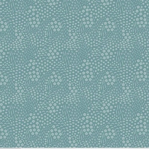 Riley Blake 100% Cotton Primrose Hill Meadow Teal. Sold by the 1/2 Yard