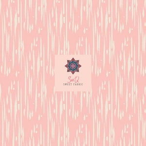 AGF Premium Cotton Fabric Sold by the Half Yard. Pink Shibori Floralia. From Sew Romantic Collection