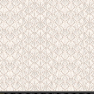 1/2 Yard Cut Art Gallery Premium Cotton Fabric.  Loulu Fans Sand from Island Memories Collection designed by AGF Studio