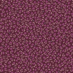 Art Gallery 100% Premium Cotton Fabric “Promenade Plum&quot; from Mayfair Collection Sold by the 1/2 Yard