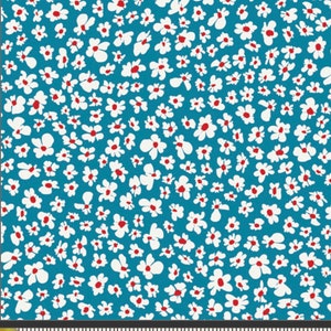 AGF Premium Cotton Fabric Sold by the Half Yard. Flower Stream from Catch and Release Collection by Art Gallery Fabrics