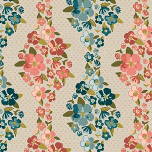 AGF Premium Cotton Fabric Sold by the Half Yard. Grandma&#39;s Couch from Gloria Collection by Maureen Cracknell