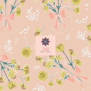 AGF Premium Cotton Fabric Sold by the Half Yard. Collected Stems Dusty from Gathered Collection by Bonnie Christine