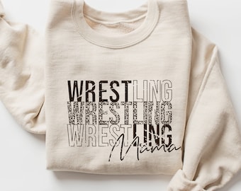 Wrestling Mama Sweatshirt, Wrestling Mom Sweatshirt, Wrestling Mom Crewneck, Wrestling Mom Shirt, Wrestling Sweatshirt, Mama Sweatshirt,