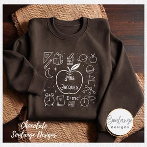 Sudadera con texto "Teach", camiseta retro para profesor, camiseta para profesor de primaria, camiseta personalizada para profesor, camiseta de regreso a clases, regalo de agradecimiento para el profesor.