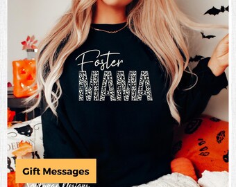 Foster Mama Sweatshirt, Foster Mom Sweater, Foster Care Shirt, Adoption Crewneck, Foster Parent Sweatshirt, Mother's day Gift, New Mom Gift